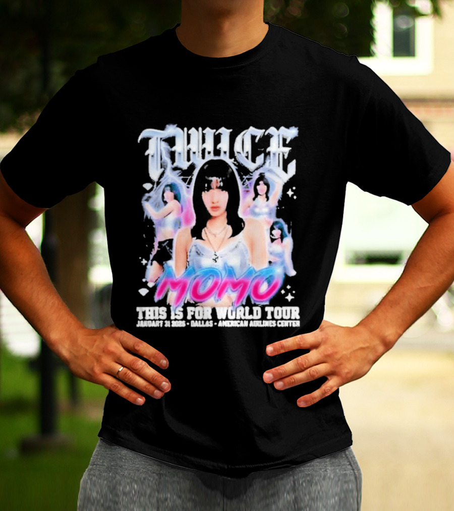 TWICE Momo This Is For World Tour August 17 2019 Kuala Lumpur Axiata Arena Concert T-Shirt