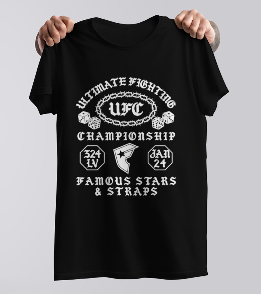 Ultimate Fighting Championship UFC 324 IV Famous Stars & Straps Jan 24 T-Shirt