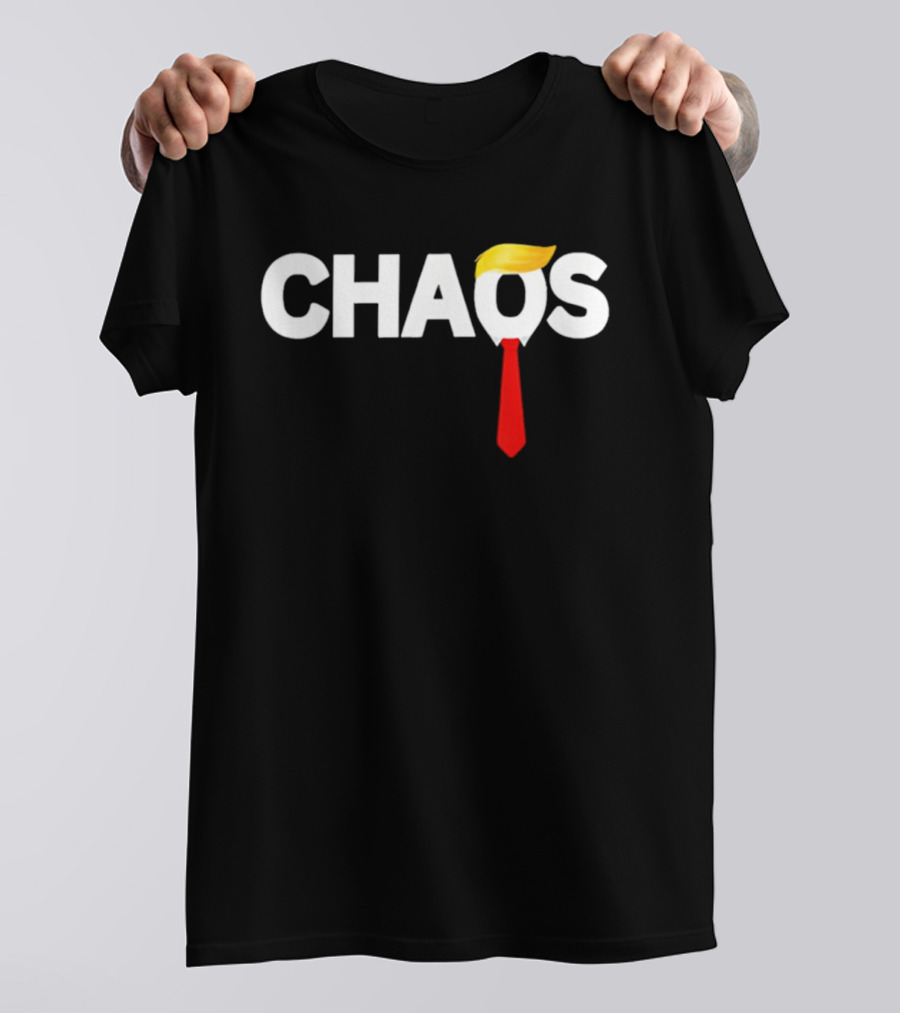 CHAOS Trump Hair Iconic Red Tie T-Shirt