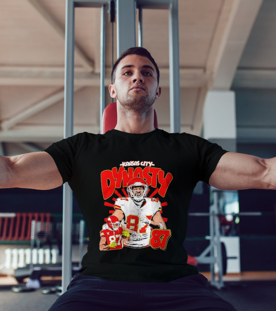 Kansas City Dynasty 87 Kelce Football Legacy T-Shirt