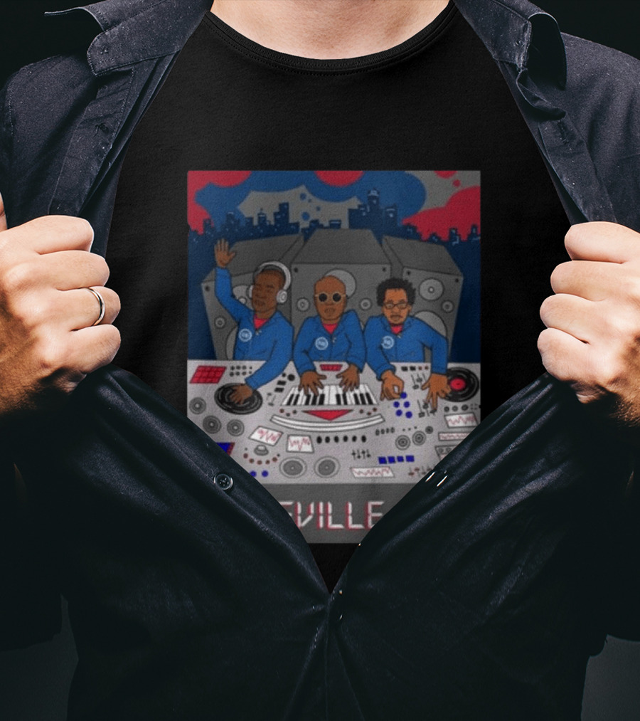 Belleville 3 Detroit Pistons Music T-Shirt