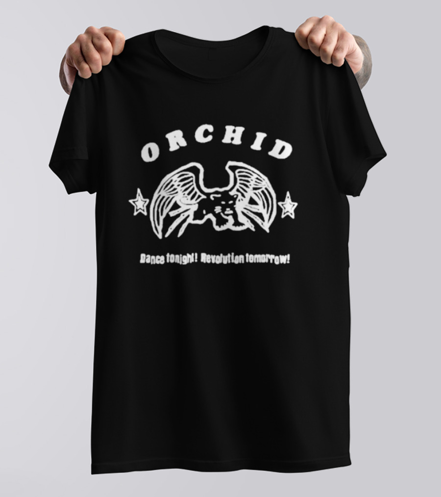 Orchid Wings Stars Dance Tonight Revolution Tomorrow T-Shirt