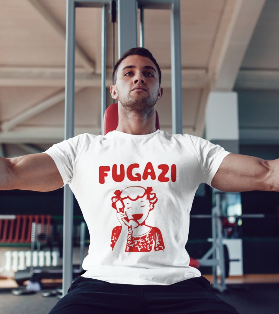 Fugazi Red Cartoon T-Shirt