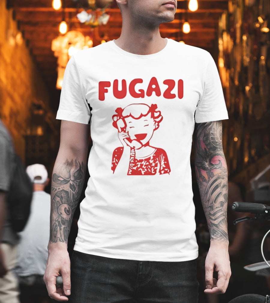 Fugazi Red Cartoon T-Shirt