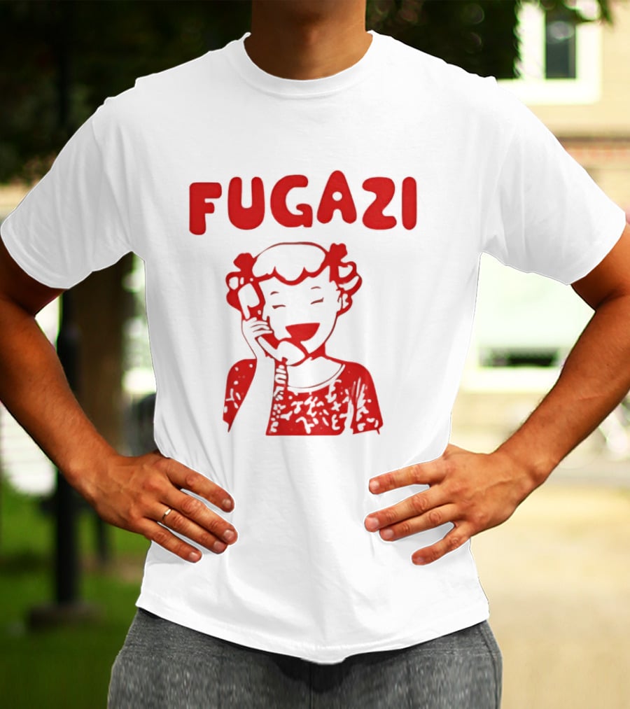 Fugazi Red Cartoon T-Shirt
