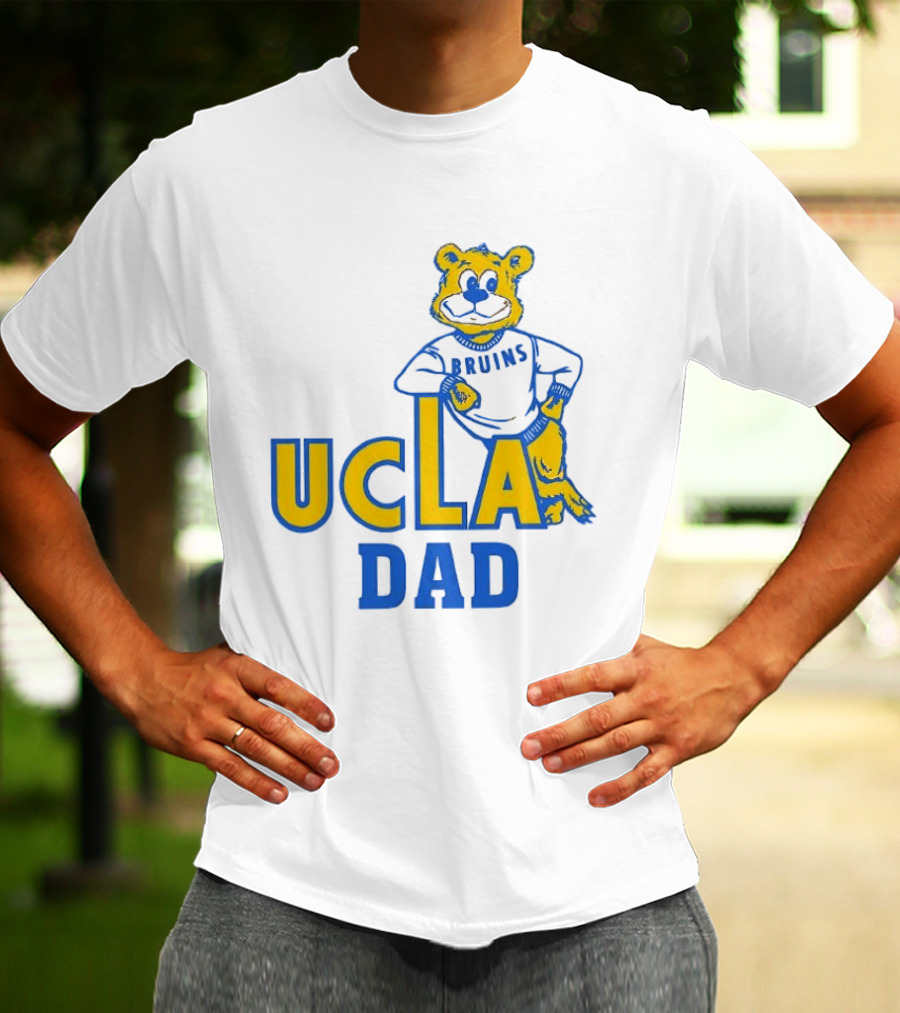 UCLA Dad Bruins Bear Mascot Official Mark Cuban T-Shirt