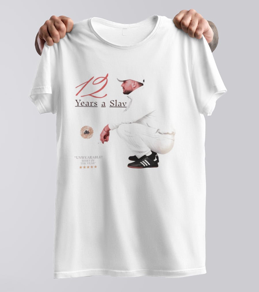 12 Years A Slav Adidas Tracksuit And Squatting Guy T-Shirt
