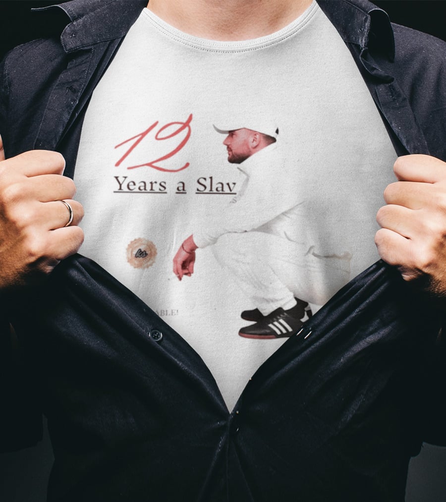 12 Years A Slav Adidas Tracksuit And Squatting Guy T-Shirt