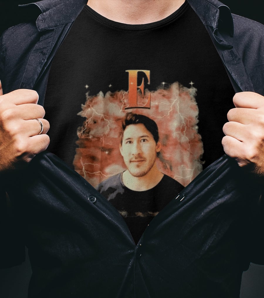 Iron Lung Movie Markiplier E Face Lightning T-Shirt