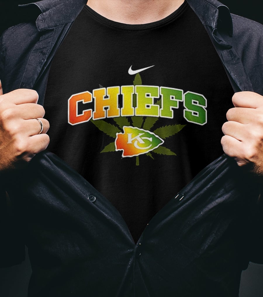 Kansas City Chiefs One Love Nike Chiefs Leaf T-Shirt