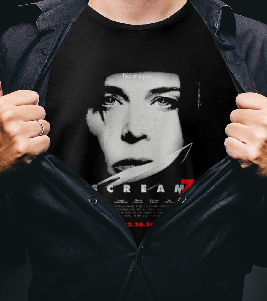 Scream 7 Face Your Past February 26 2026 T-Shirt