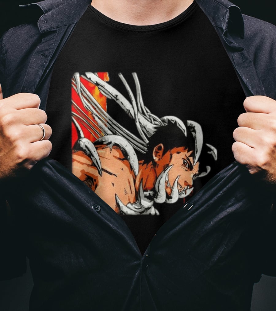 Obito Battle Mode Fourth Great Ninja War Scene Naruto Anime T-Shirt