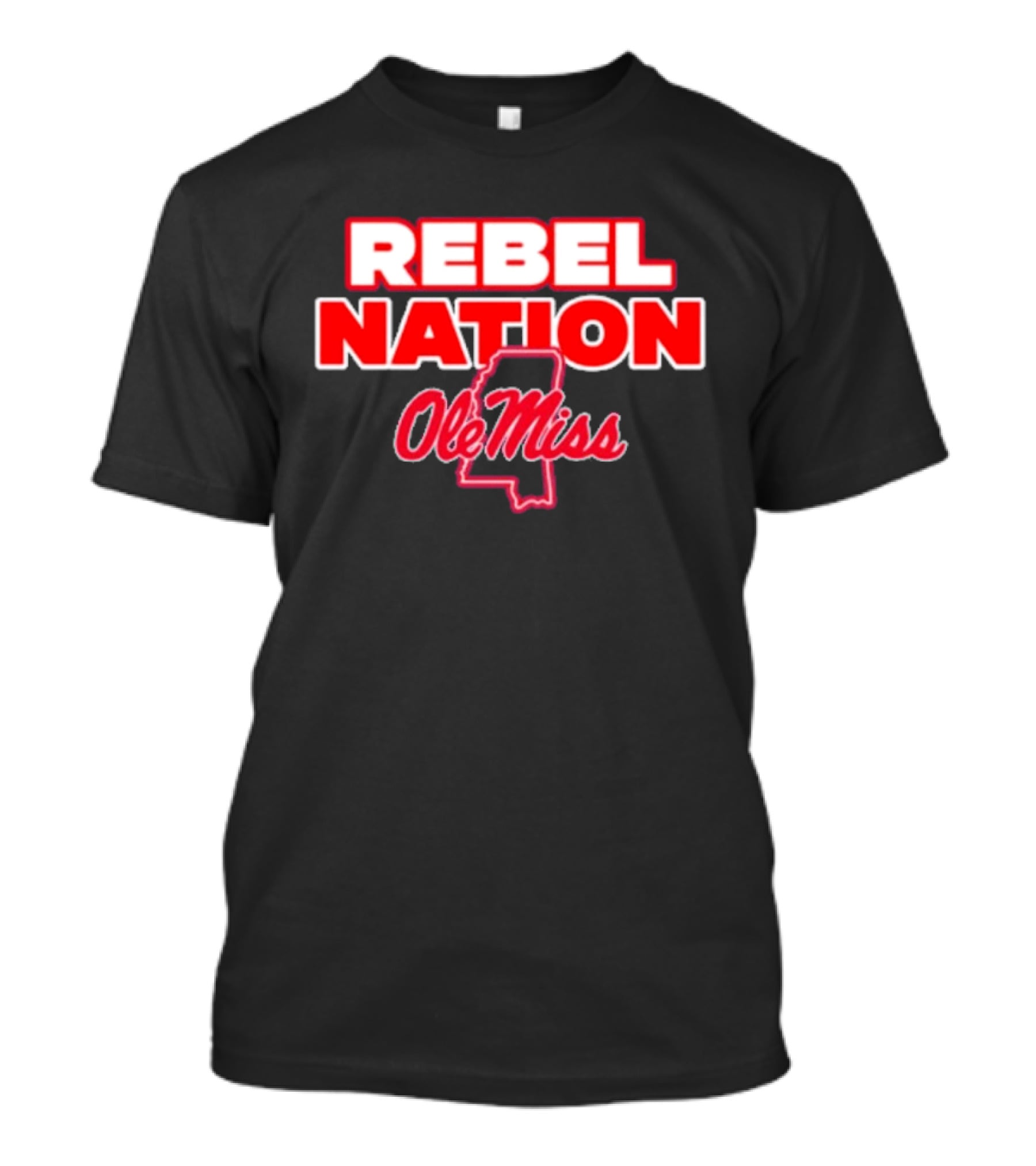 Rebel Nation Ole Miss Mississippi T-Shirt