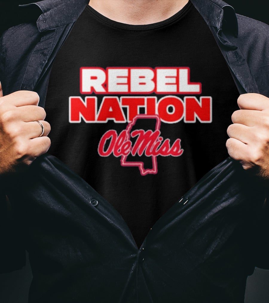Rebel Nation Ole Miss Mississippi T-Shirt