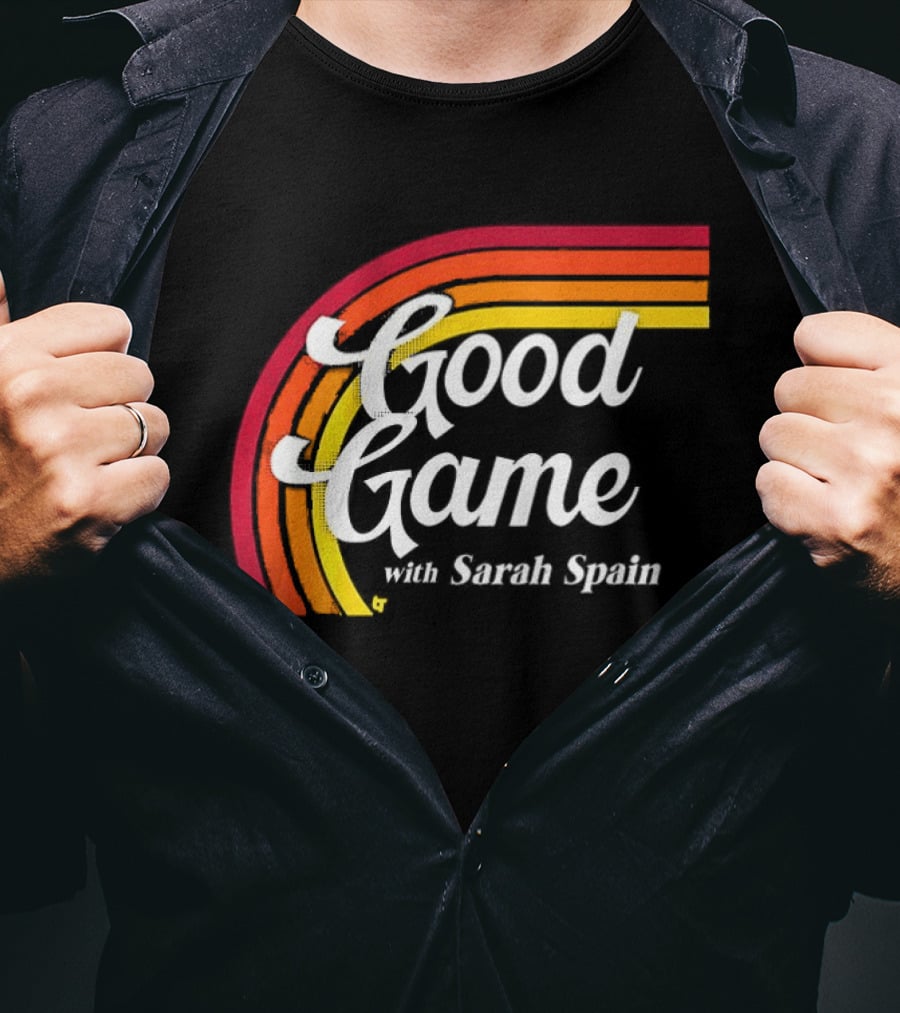 Good Game With Sarah Spain Vintage Rainbow T-Shirt