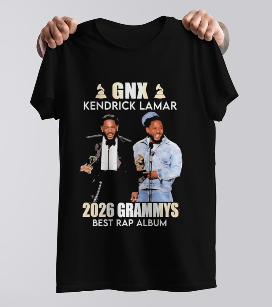 Kendrick Lamar GNX 2026 Grammys Best Rap Album T-Shirt