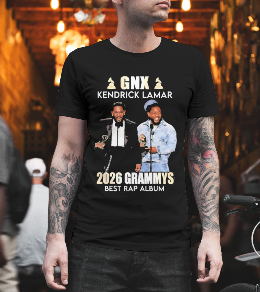 Kendrick Lamar GNX 2026 Grammys Best Rap Album T-Shirt