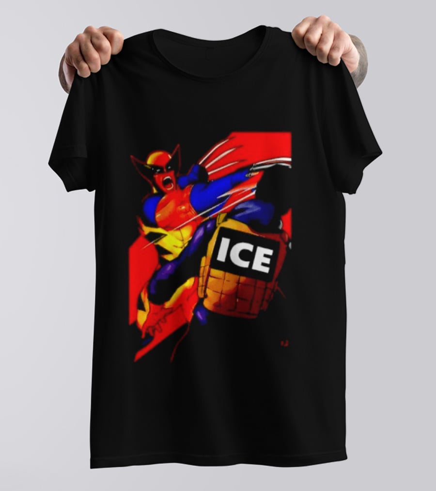 Wolverine Fuck ICE Forever And Always Claws Action T-Shirt