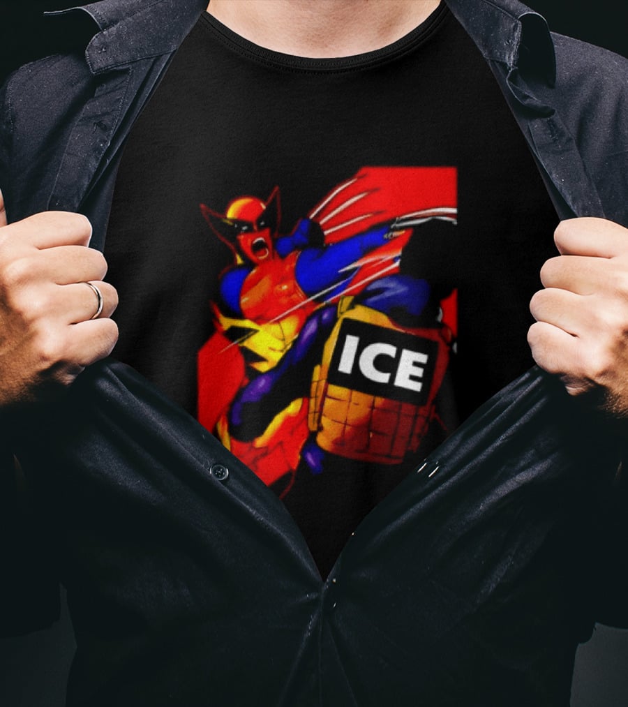 Wolverine Fuck ICE Forever And Always Claws Action T-Shirt