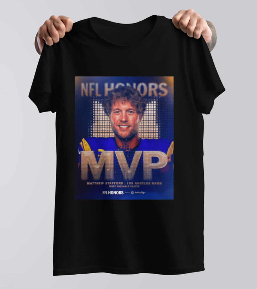 Matthew Stafford NFL Honors MVP Los Angeles Rams Most Valuable Player 2025 T-Shirt