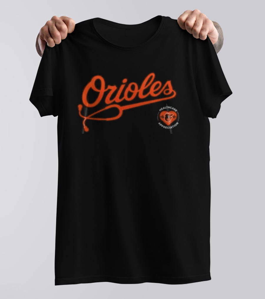 Orioles 2026 Healthcare Appreciation Night Baseball Team Collaboration T-Shirt