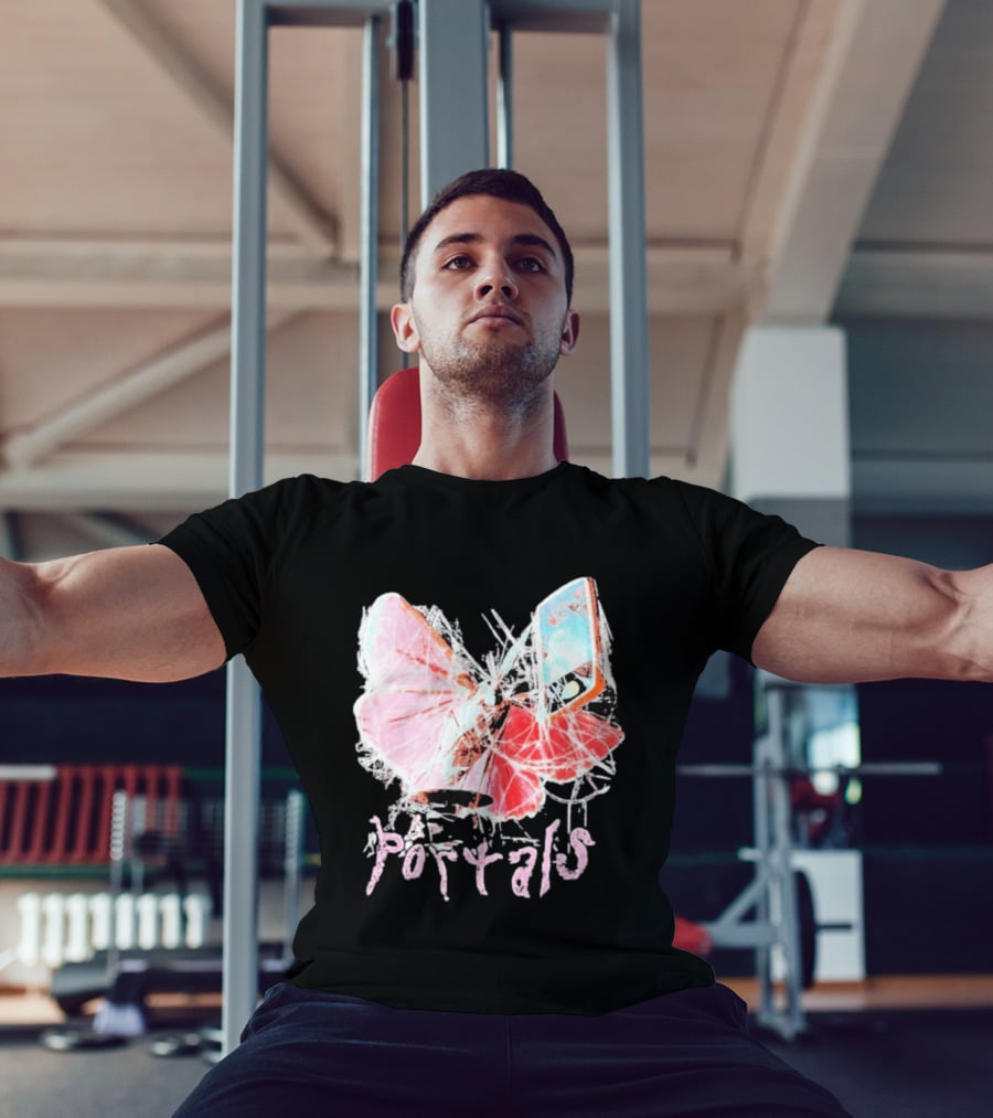 Melanie Martinez Portals Spiderweb Butterfly Phone T-Shirt