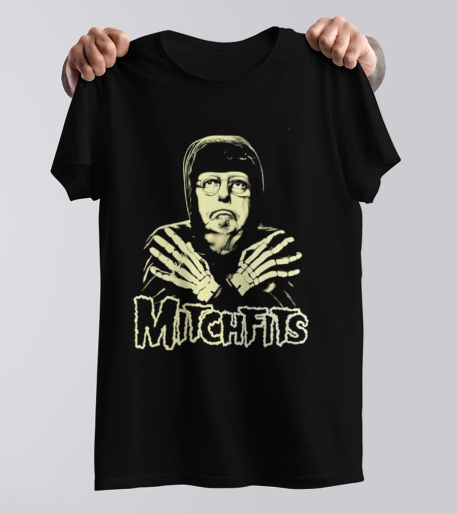 Misfits Holiday Horror Punk Skeleton Icon Holiday T-Shirt