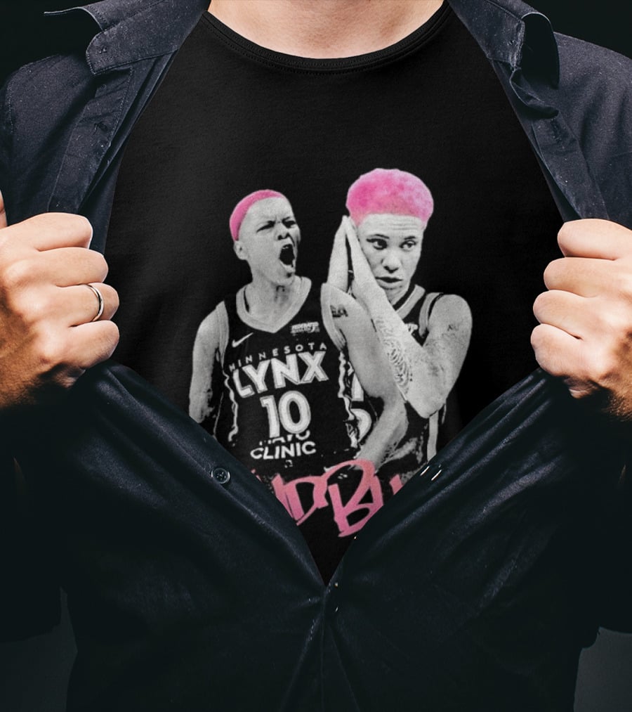 Courtney Williams Natisha Hiedeman Studbudz Minnesota Lynx WNBA T-Shirt