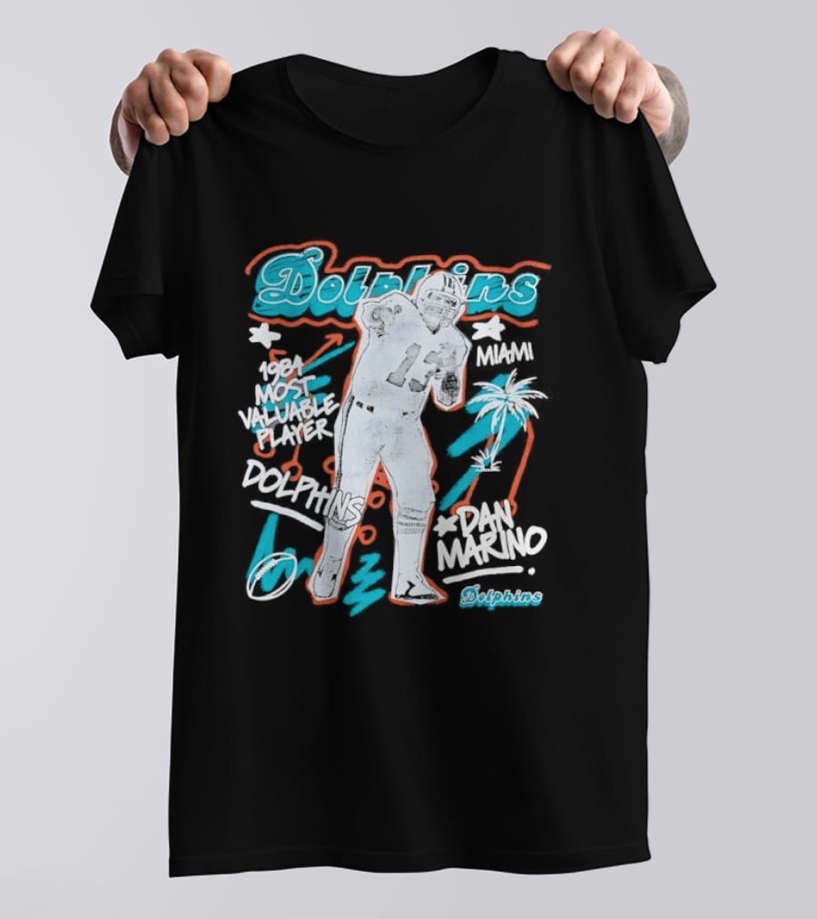 Dan Marino Dolphins MVP Miami 1984 Most Valuable Player T-Shirt