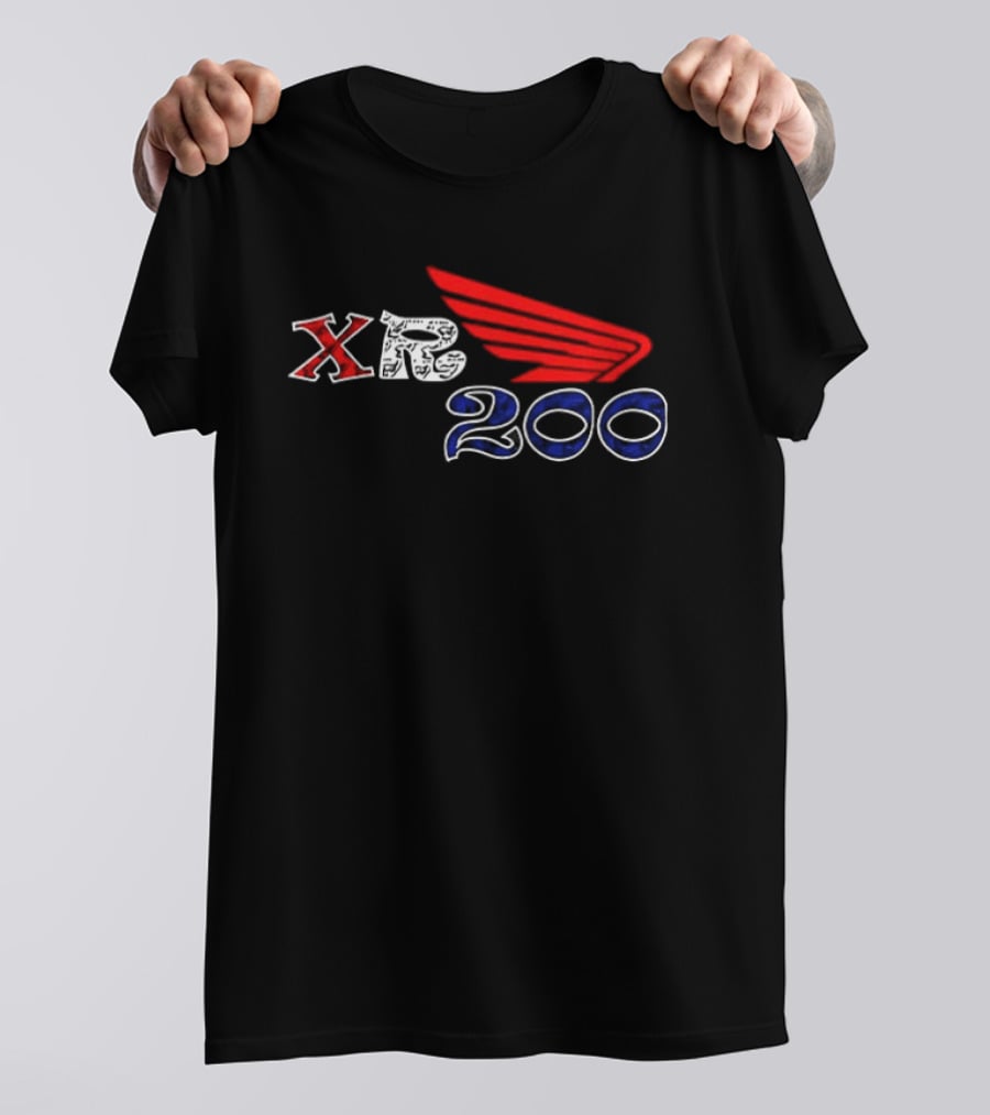 Honda XR200 Red Wing Motocross Racing T-Shirt