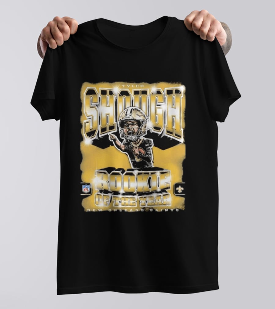Tyler Shough New Orleans Saints Rookie Of The Year NFL T-Shirt