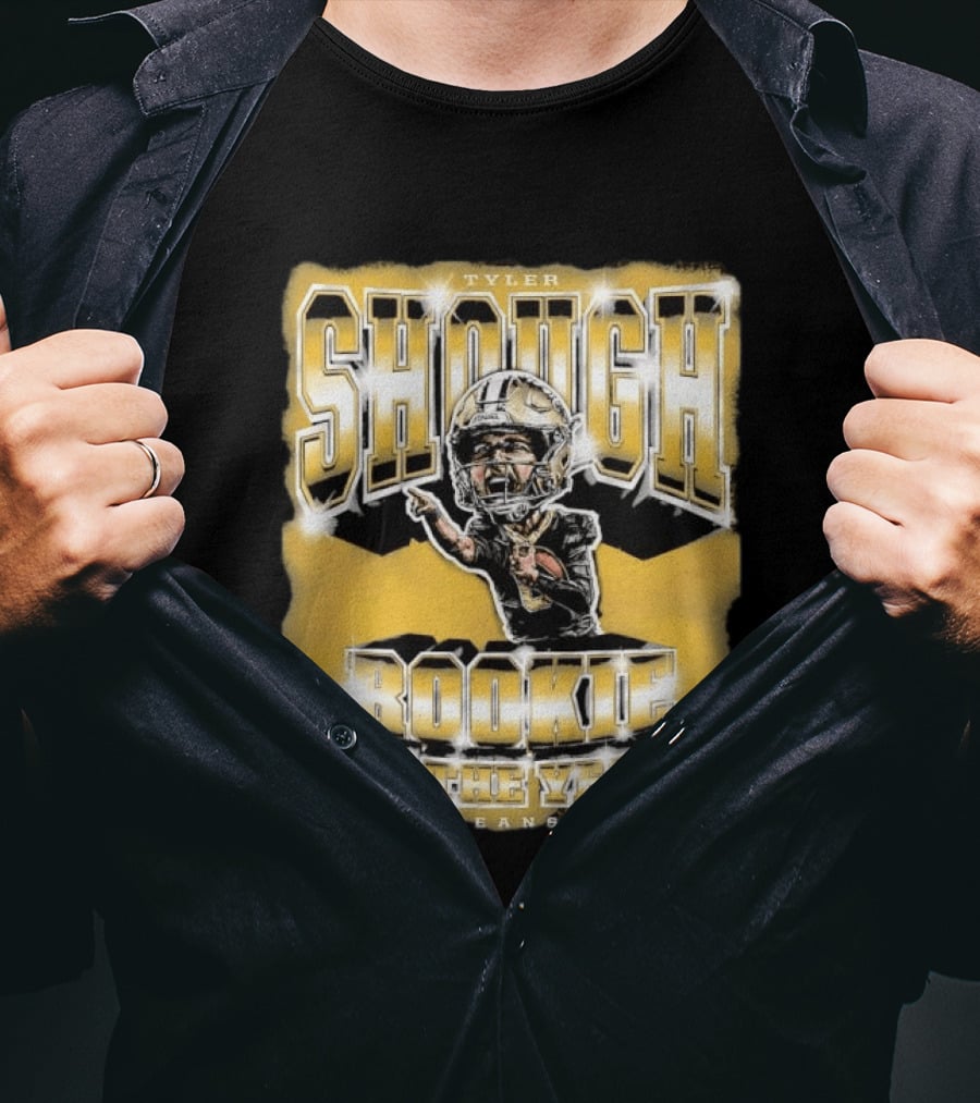 Tyler Shough New Orleans Saints Rookie Of The Year NFL T-Shirt