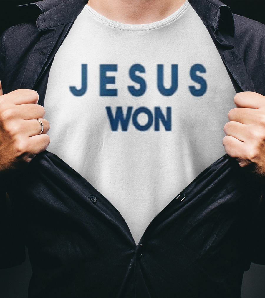 Akron Basketball Jesus Won 2026 Victory T-Shirt