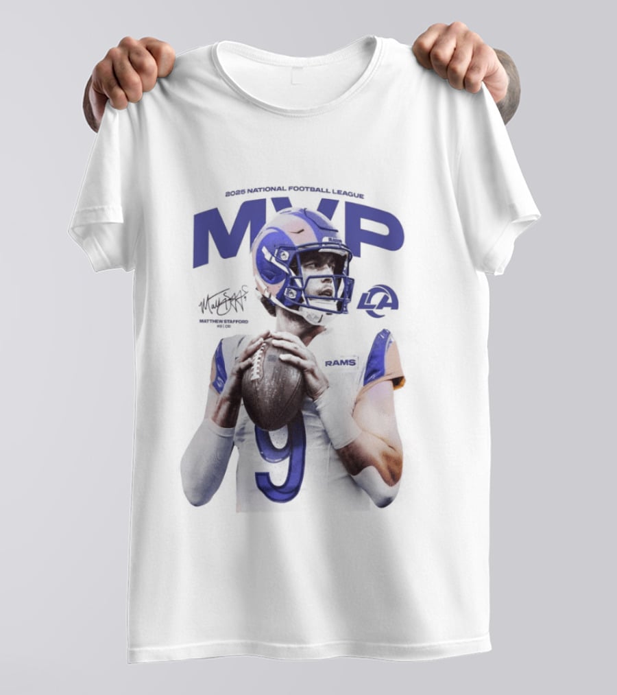 MVP Matthew Stafford Los Angeles Rams 2025 T-Shirt