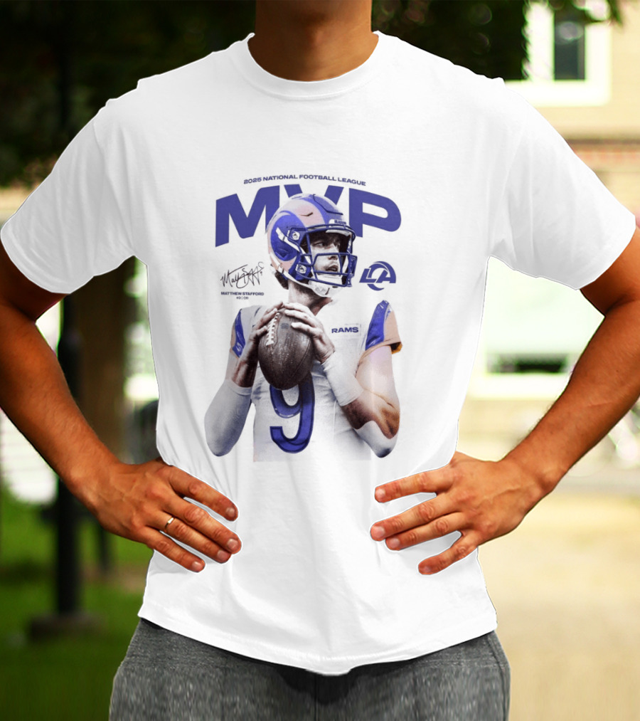 MVP Matthew Stafford Los Angeles Rams 2025 T-Shirt
