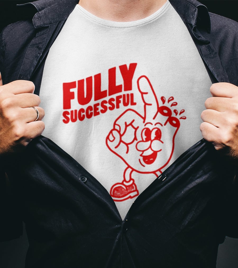 NPS Fully Successful Hand OK Gesture Cartoon T-Shirt
