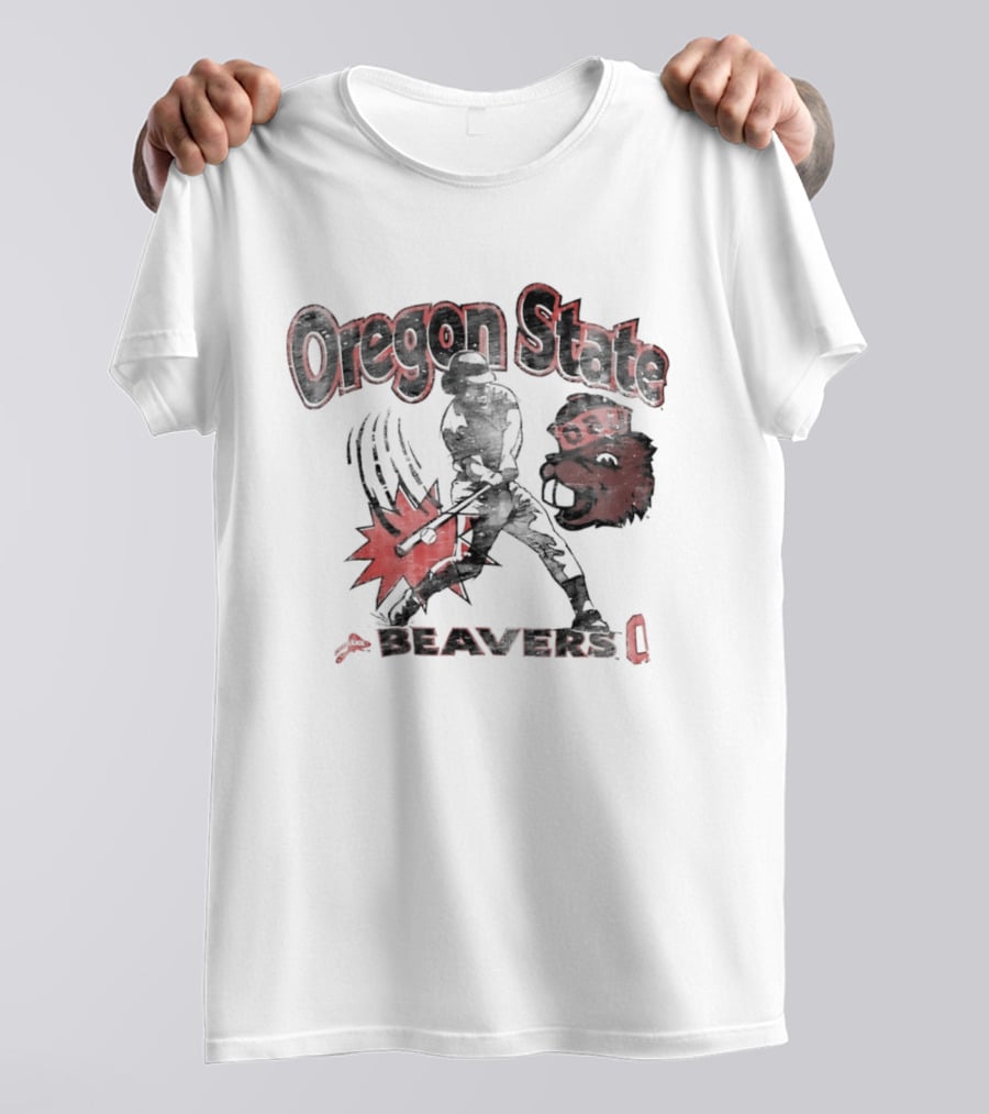 Oregon State Beavers OSU Baseball Player T-Shirt