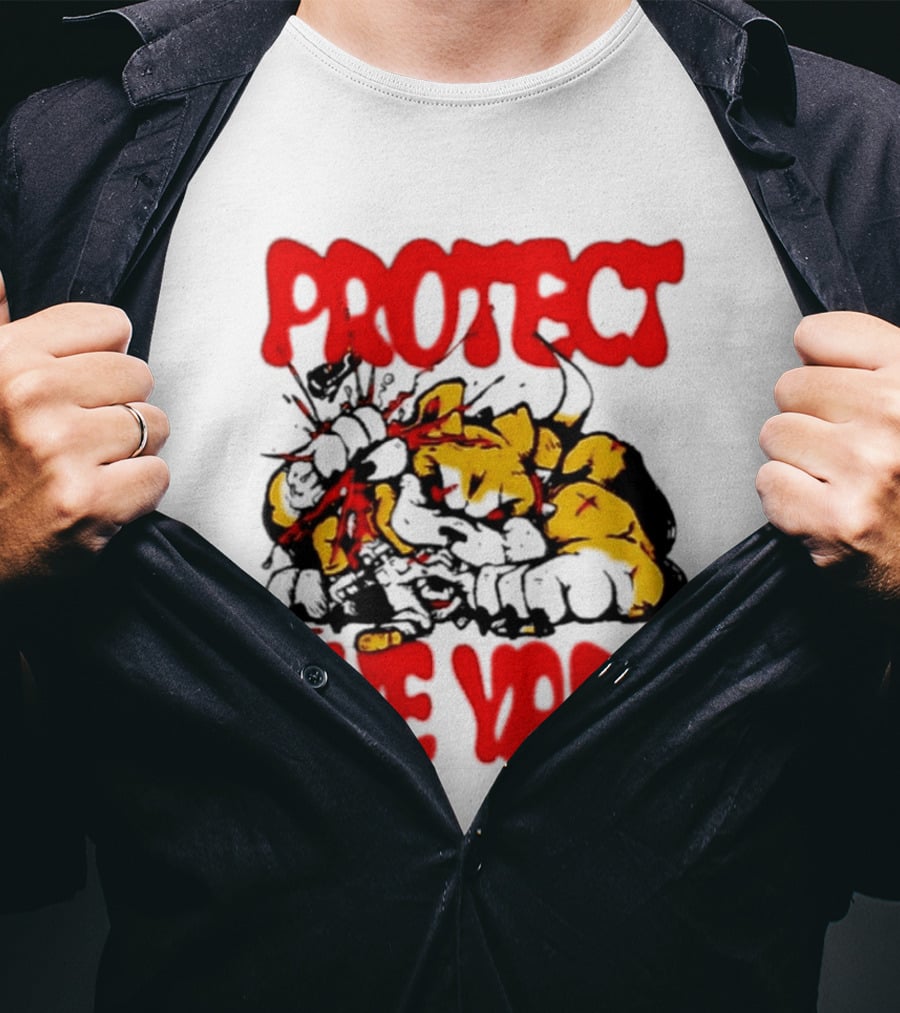 Protect The Yard Aggressive Dog Fighting T-Shirt