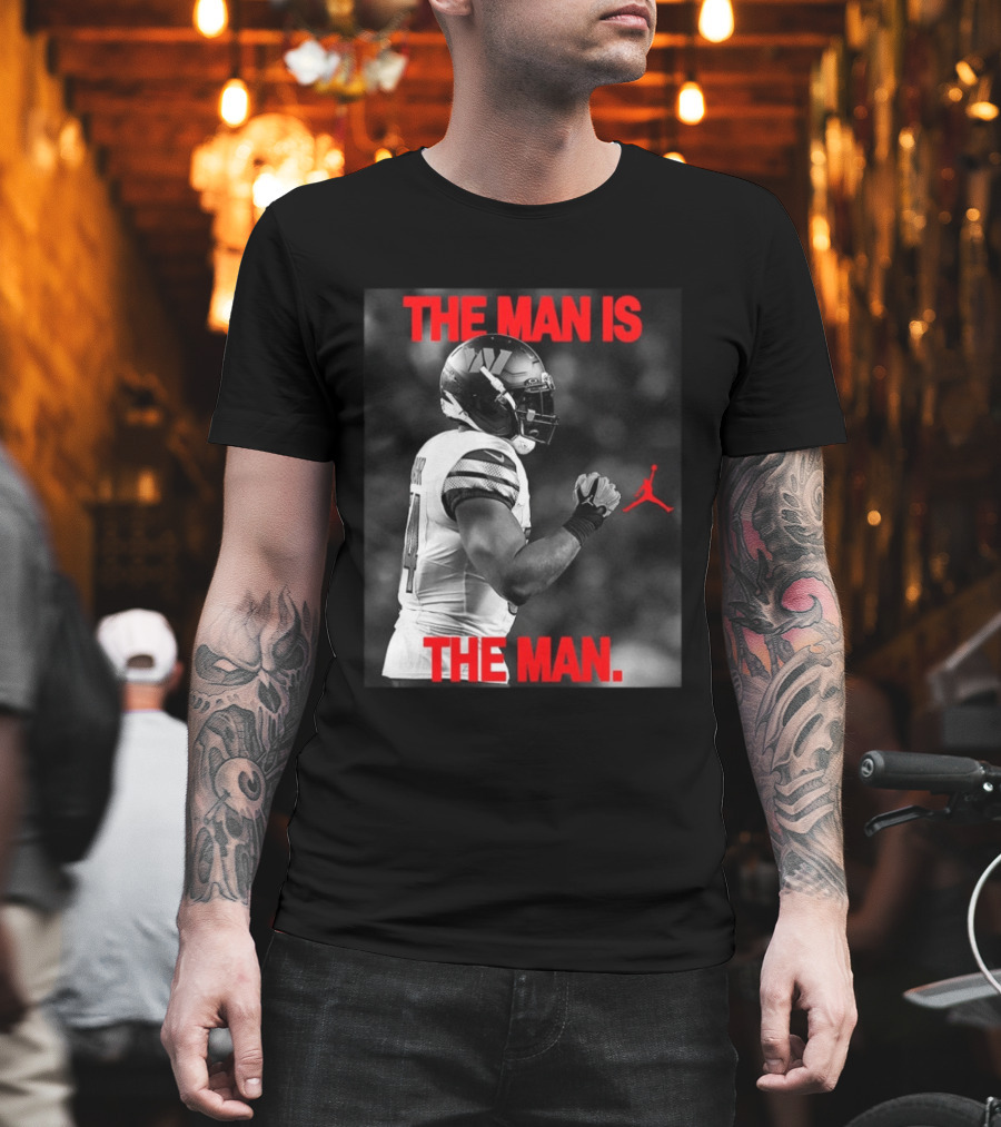 Bobby Wagner Washington Commanders The Man Is The Man Jordan Collaboration T-Shirt