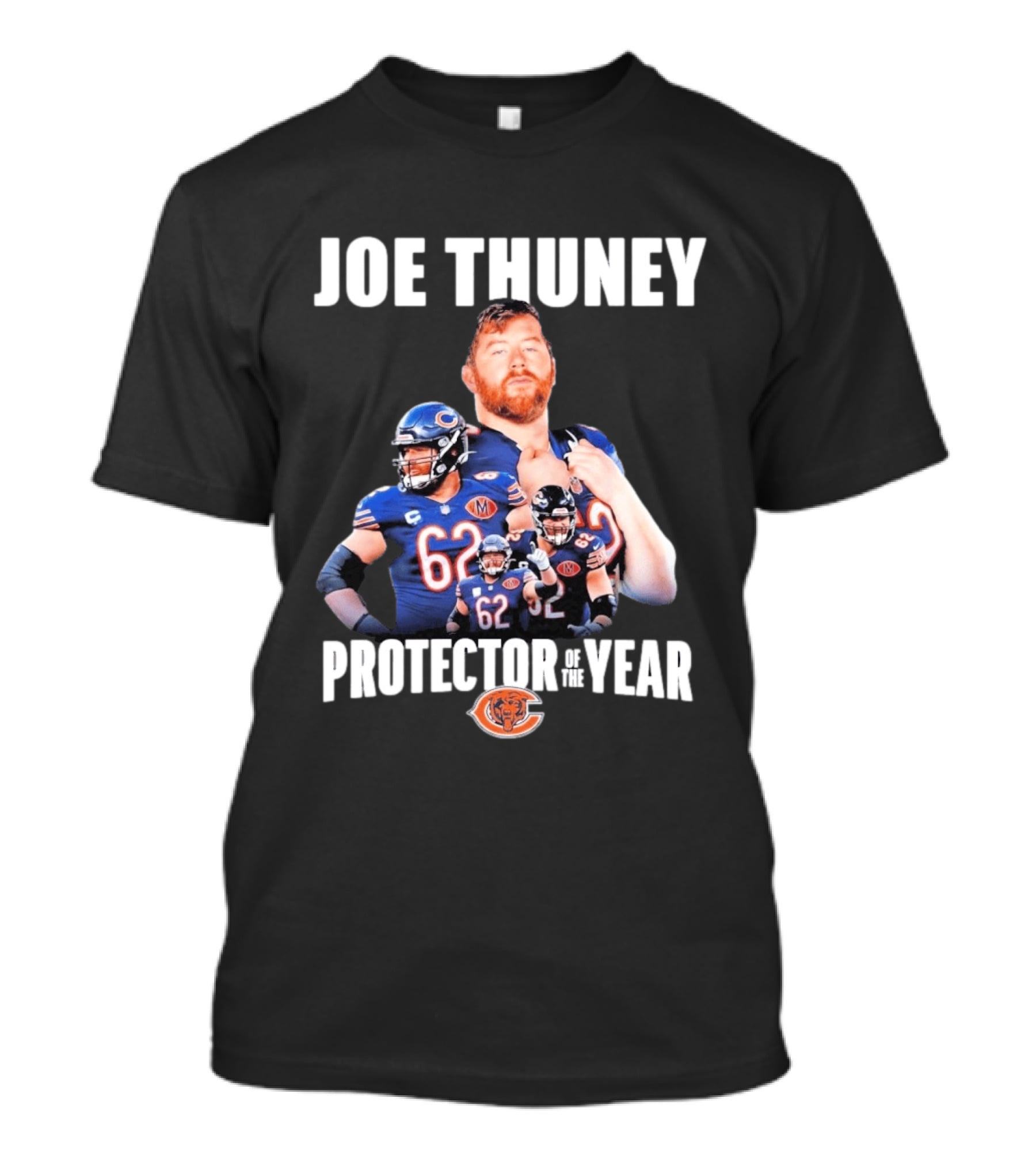 Joe Thuney Chicago Bears Protector Of The Year 62 T-Shirt