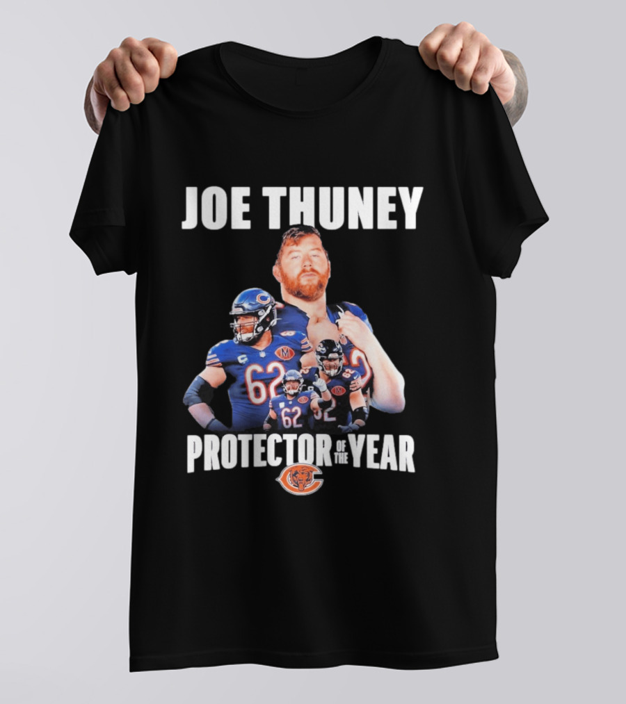 Joe Thuney Chicago Bears Protector Of The Year 62 T-Shirt