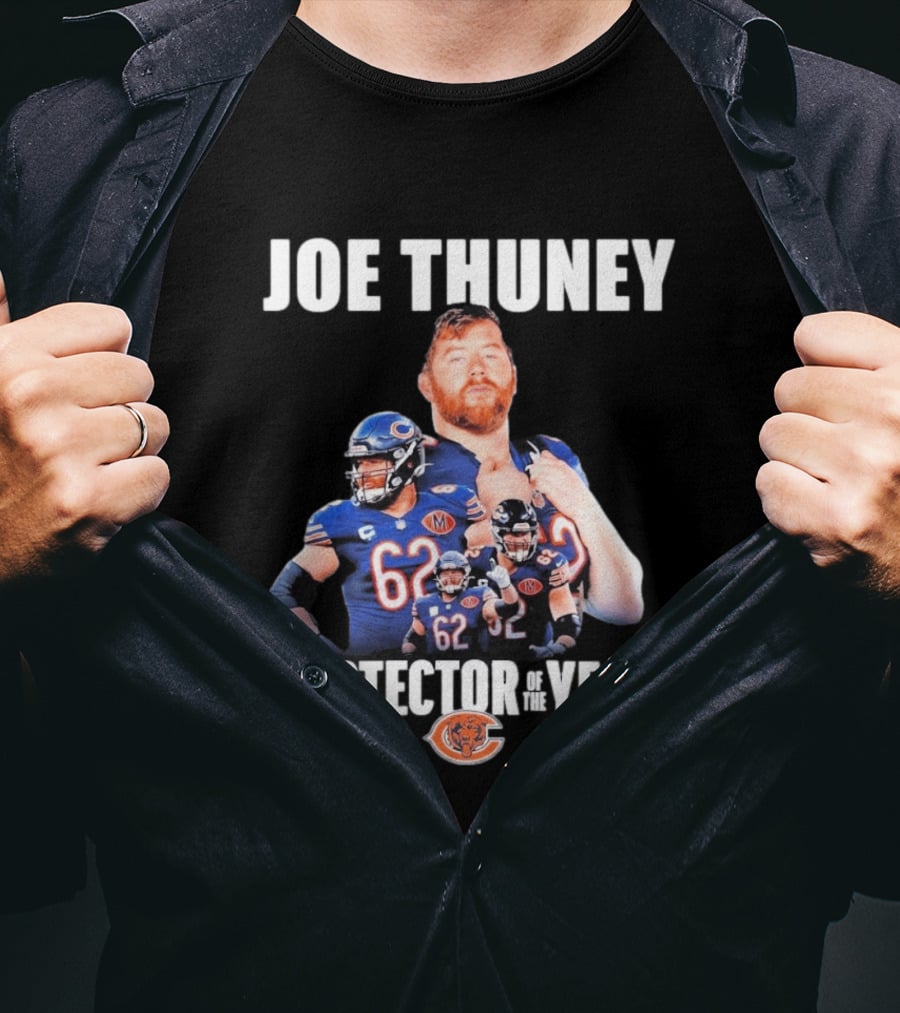 Joe Thuney Chicago Bears Protector Of The Year 62 T-Shirt