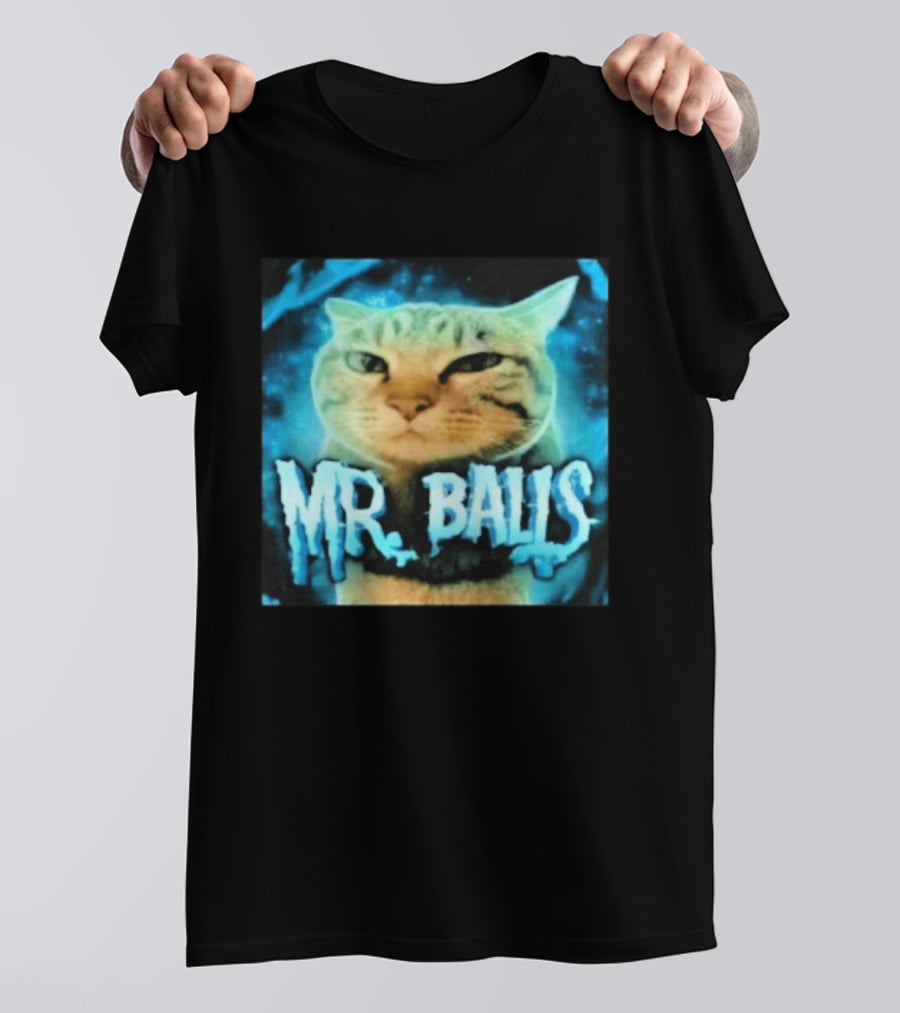 Mr Balls Cat T-Shirt