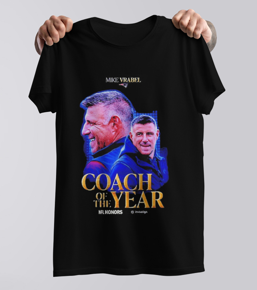 Congrats Mike Vrabel NFL Coach Of The Year 2026 T-Shirt