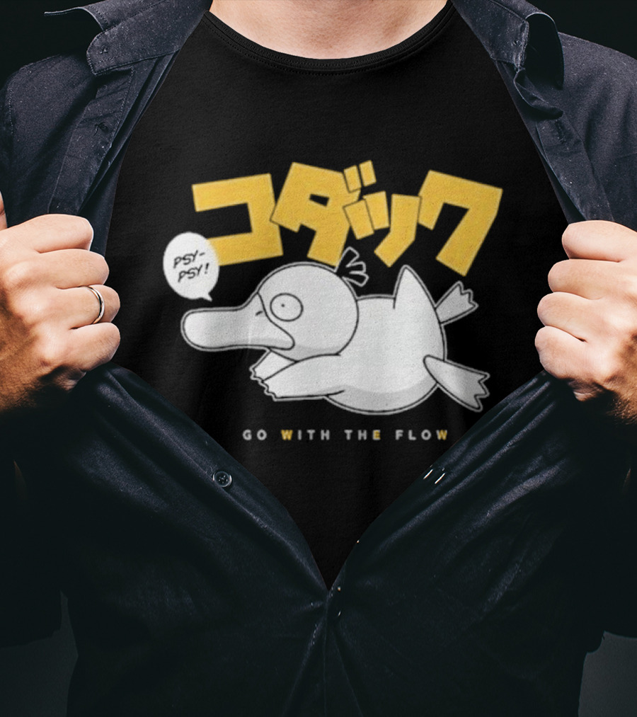 Pokémon Psyduck Go With The Flow T-Shirt
