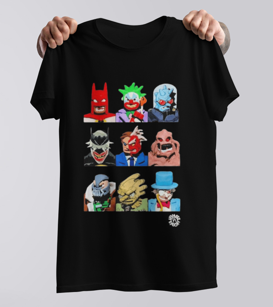 Spooky Vameee 2026 Parody Mashup Clown Villains Collection T-Shirt