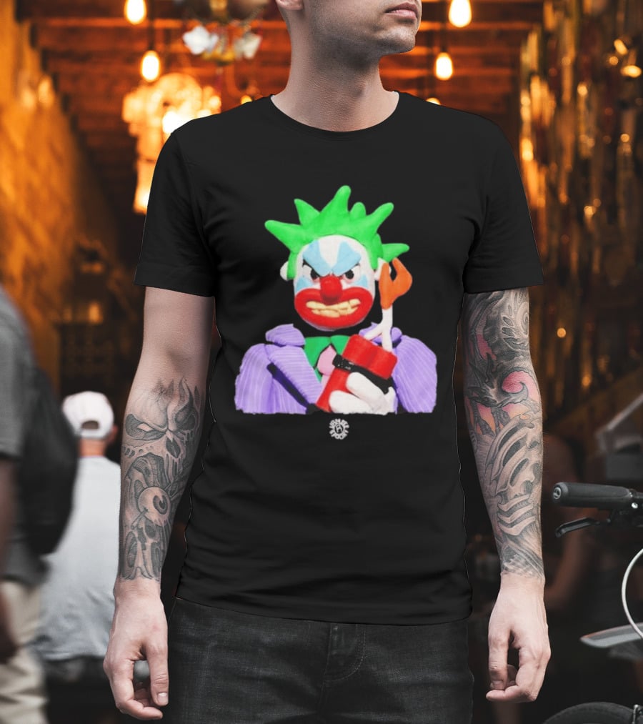 SPOOKY X VAMEEE Joker Clown Holding Dynamite T-Shirt