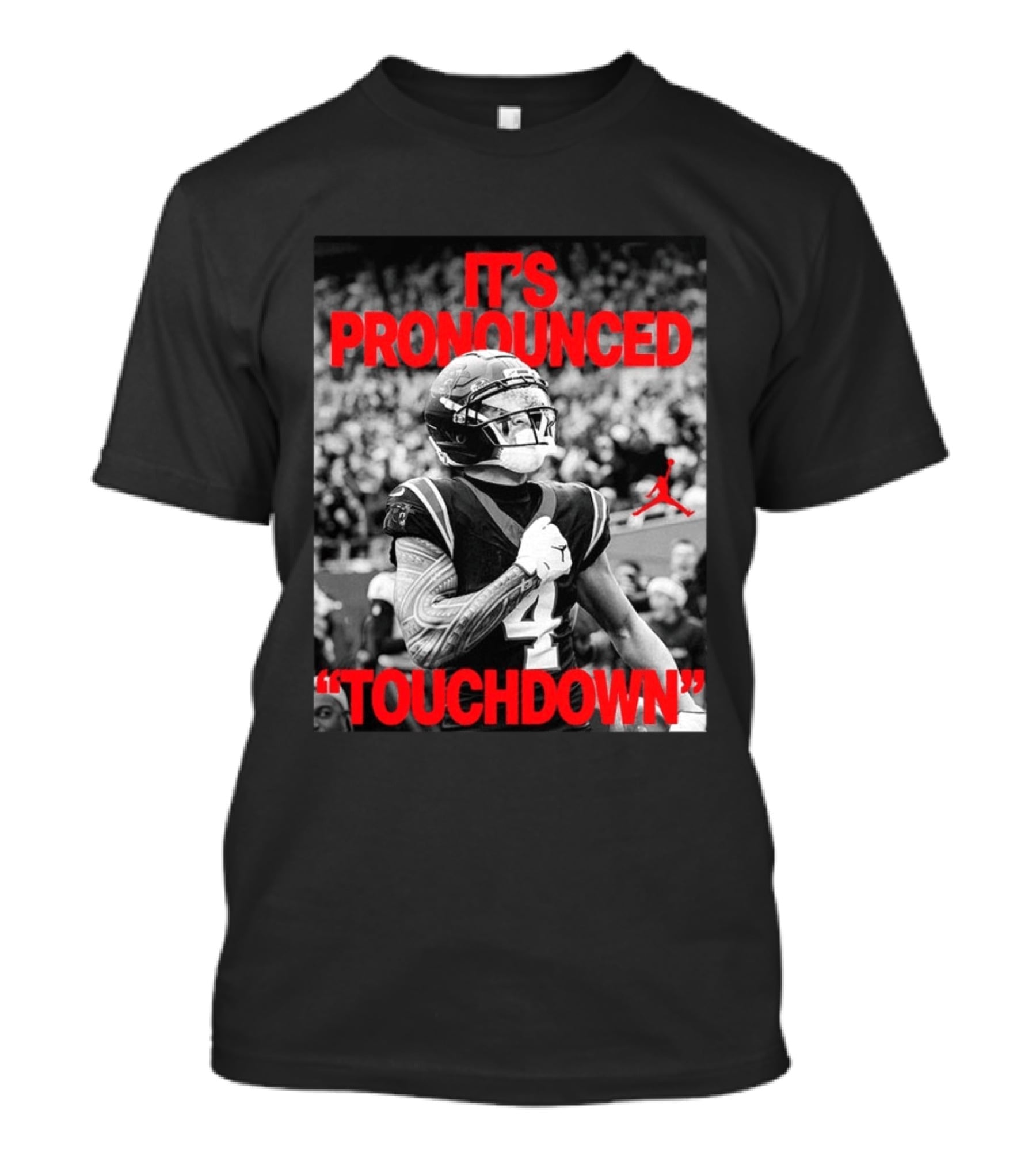 Tetairoa McMillan Carolina Panthers Jordan It's Pronounced Touchdown T-Shirt