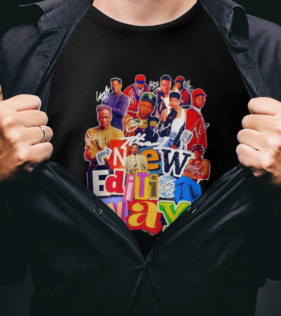 New Edition 2026 Signatures Collage T-Shirt