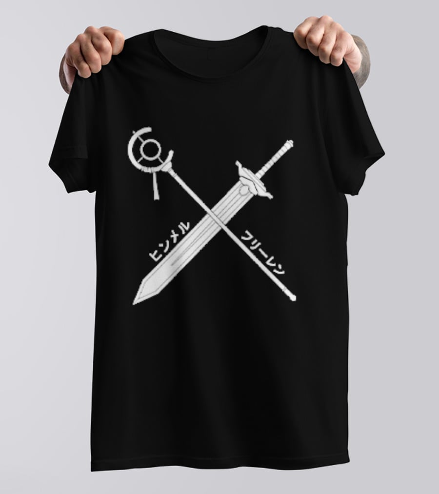 Himmel Frieren Sword Staff Japanese T-Shirt